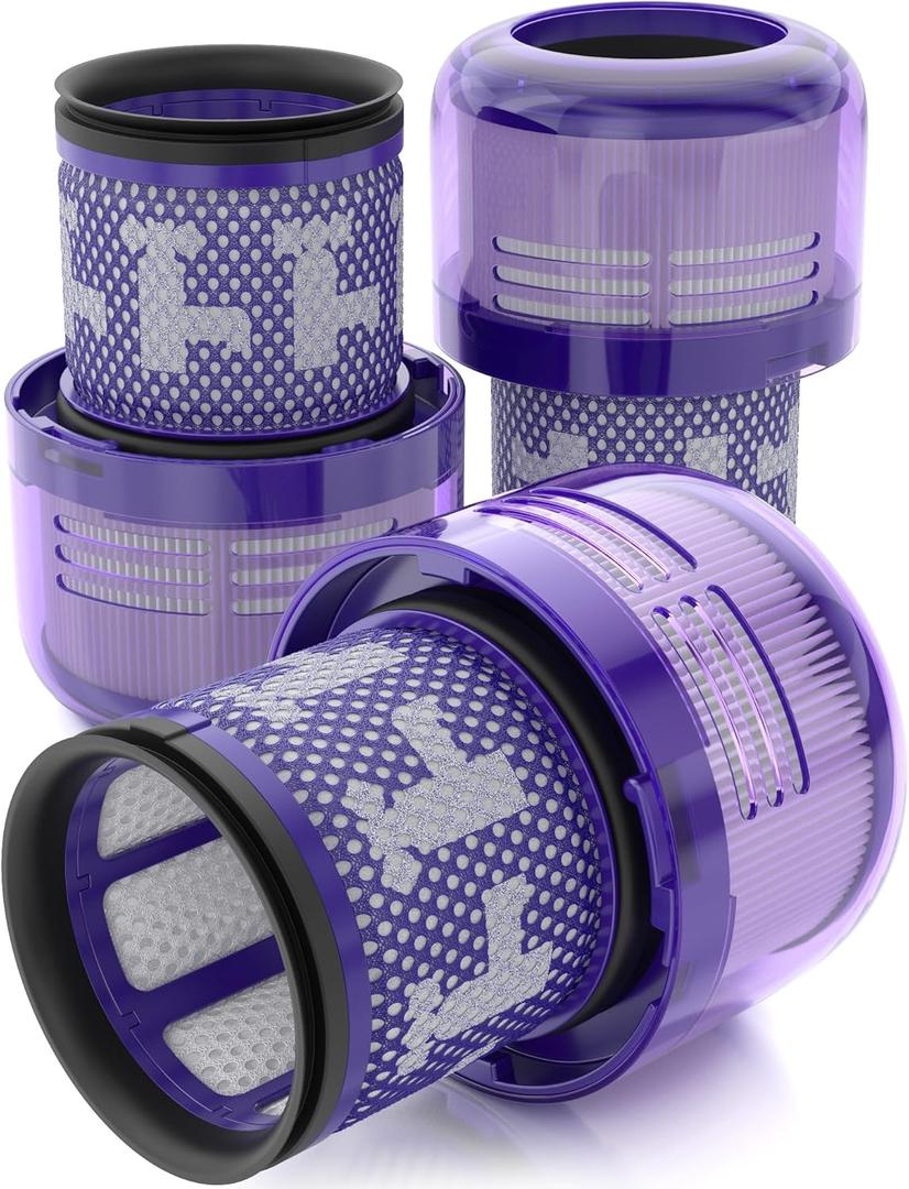 3 Filter Pack Compatible With Dyson V11, Torque Drive V11, Animal V11, Complete V11, Extra V15, Detect V15s - Vacuum Cleaner Replacement Parts by Apex Essentials