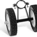 SUNCREAT Hammock Wheel Kit for Hammock Stand, Weather Resistant Portable Universal Stand Wheel for Outdoor Use, Black