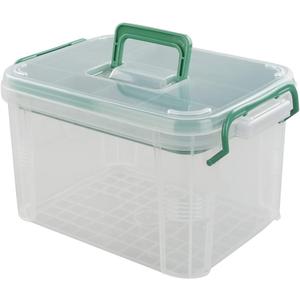 First Aid Kit Container, Clear Organizer Box, Medicine Storage Organizer