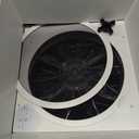 12V RV Roof Fan Vent 14'' 10 Speed Reversible Manual Lift (Smoke)