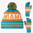 Vintage Classic Skull Cap Beanie Hat Cuffed Winter Hat Knit Comes with Warm Gloves Gifts for Men Women Fans