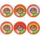 Crazy Cups Decaf Variety Pack, Hot Or Iced Coffee Pods Variety With Decaf Flavored Coffee Pods For Keurig K Cups Machines, 72 Count (EXP 02/10/27)