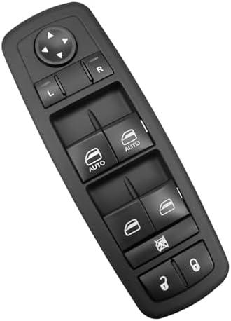 Replace 68141894AA Power Window Switch Fit for Jeep Cherokee 2014 2015 2016 2017 Driver Side Master Switch with 2 Auto Button