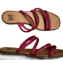 Sandals Flats By Steve Madden In Pink, Size 9