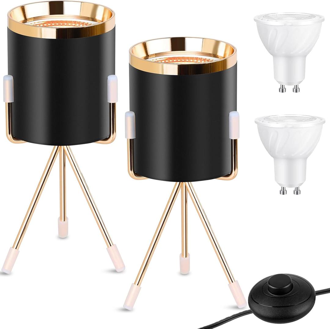 Spot Lights Indoor Floor Lamp, 6W Uplighting Indoor, Floor Can Lights for Plants Pictures Corner Ambient Lighting, 2 Pack