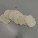 Blulu 24 Pcs Wooden Pumpkin Cutouts Thanksgiving Unfinished Wood Cutout Blank Pumpkin Shape Cutout for Fall Thanksgiving Party DIY Craft Decoration Supplies (Wood Color)