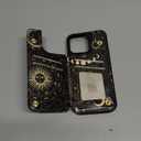 Shorogyt Compatible with iPhone 14 Pro Max Wallet Case with Card Holder - Designer Constellation Pattern Kickstand Magnetic Clasp Back Flip Folio Leather Phone Covers Women Men Girls