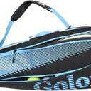 Goloni | 3 Racquet Tennis Bag, for Professional or Beginner Tennis Players, Rackets Cover Bag with Protective Pad & Lightweight | Unisex Design for Men, Women, Youth and Adults (sky blue)