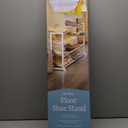 Whitmor 4-Tier 20 Pair Floor Shoe Rack - White - Resin