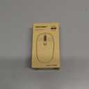 TECKNET Wireless Mouse, 2.4G Quiet Computer Mouse with USB Receiver, 4 Buttons Portable Cordless Mice for Chromebook, Laptop, PC, Mac, 800/1200/1600 DPI - Yellow