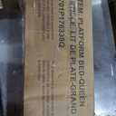 Merax Queen Size Bamboo Platform Bed, Mid-Century Modern Bed Frame with Tall Headboard, Solid Sustainable Bedframe Queen-Size, Wood Slat Support, No Box Spring Needed, Easy Assembly, Espresso (Chocolate)