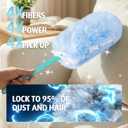 Duster Refill for Swiffer Duster, 30 Count Heavy Duty 2 Side 360 Duster Refills with 1 Handle, 4X Microfibers, Disposable Multi Surface Dusters for Cleaning