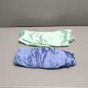 2 Pack Satin Soft Crib Sheet for Baby with Sensitive Hair Silky Baby Mattress Sheet Pink and Violet Unisex 52x28in 