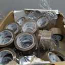 BOMEI PACK 72Rolls Brown Packing Tape with Dispenser, Bulk Box Packing Tape Rolls for Packaging, Shipping and Moving, 2.4Mil 1.88 Inch x 60 Yard