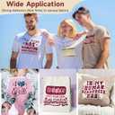 GIRAFVINYL Maroon Holographic Vinyl Heat Transfer - 12" X 8ft Burgundy HTV Maroon Soft Metallic Iron on Vinyl for T-Shirt, DIY Fabrics Appearance