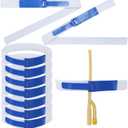 Sosation 10 Pack Foley Leg Strap Catheter Holder Anti Slip Urinary Legband Holder Catheter Supplies Leg Strap Anti Irritation Silicone Grip