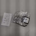 PATIKIL 5 ft Retractable Remote Control Tether, 2 Pack Security Cable Lanyard Lock with Double Sided Adhesive & Screw for TV Remote Control Gaming Controller, Black(Lock Buckles)