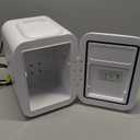 CROWNFUL Mini Fridge, 4 Liter/6 Can Portable Cooler and Warmer Personal Refrigerator for Skin Care, Cosmetics, Beverage, Food,Great for Bedroom, Office, Car, Dorm, ETL Listed (White)