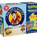Pack of 3, Pirate's Booty Aged Chips White Cheddar Puffs Snack Multipack Pokemon - 9oz/18ct,  BBD: 01.26.26