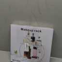 Perfume Organizer for Dresser, 2 Tier Bathroom Counter Organizers and Storage, Gold Makeup Organizer for Vanity, Bathroom Accessories & Decor, Skincare Perfume Trays Cosmetic Display Holder