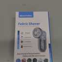 BEAUTURAL Fabric Shaver and Lint Remover, Sweater Defuzzer with 2-Speeds, 2 Replaceable Stainless Steel Blades, Battery Operated, Remove Clothes Fuzz, Lint Balls, Pills, Bobbles Gray