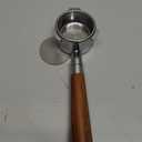 54 mm Bottomless Portafilter with Puck Screen, 3 Ears Espresso Portafilter Compatible with Breville Barista BES870XL Express Machines,Stainless Steel Porta filter and Rosewood Handle