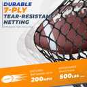 6x6/7x7/8x8ft Football Throwing Net, QB Training Equipment
