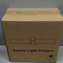 Matte Black Wall Sconces, Bathroom Sconces Wall Lighting with Clear Glass, Modern Sconces Wall Light fixtures for Bathroom Mirror Living Room Hallway Bedroom (22inch - 1PC)