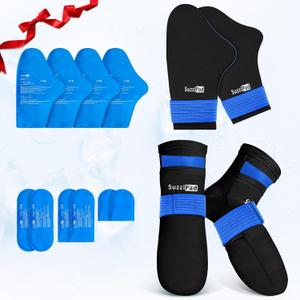 SuzziPad XL Cold Therapy Socks & Hand Ice Pack, Cooling Gloves for Chemotherapy, Chemo Care Package for Women and Men, Ideal for Soothing Foot Discomfort