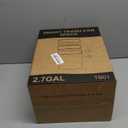 2 Pack 2.7 Gal Bathroom Trash Can with Lid, Automatic Trash Can Small Smart Garbage Can Touchless, Slim Motion Sensor Waterproof Plastic Trash Bins for Bedroom Office Kitchen Toilet (White)