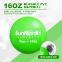 6 Pack Weighted Baseballs Set (16 oz) - Weighted Baseballs for Hitting Training & Improved Power - Pitching Training Baseball for All Skill Levels (Green)