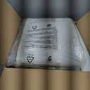 24.5" Black Lamps Set of 2, Modern Table Lamps for Living Room with USB C+A Ports, Creative Stripe Touch Lamps for Nightstand, 2 Bulbs Included