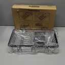 Sakugi Dish Drying Rack in Sink - Expandable Stainless Steel Dish Rack Over the Sink, Kitchen Sink Drain Strainer with Cutlery Holder & Cup Holders, 15.4 x 9.8 x 3.0 Inch, Black