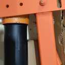 Pismire 1100lb Crane & 3500lb 12V Winch Combo - Folding Truck-Mounted Design, 360 Swivel, Painted Steel Jib for Pickup TrucksOrange