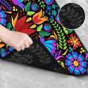 Floral Mexican Birds Kitchen Rugs Indoor Outdoor Non Slip Kitchen Floor Mats Area Rugs Runner Rug Laundry Room Rug 40x20 in
