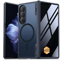 MOBOSI Magnetic for Z Fold 7 Case with Privacy Screen Protector, Samsung Galaxy Z Fold7 Cover[Compatible with Magsafe & Full Body Hinge Protection] Shockproof Phone Cases for zfold 7, Jet Black