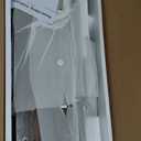 Shoe Storage Cabinet with 2 Flip Drawers, 24" W Farmhouse Modern Hidden Shoes Rack Cabinet with Adjustable Shelves & Open Storage, Narrow Slim Shoe Organizer for Front Door Entrance, Entryway, Walnut