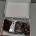 Clip in Hair Extensions, FLUFYMOOZ 4PC 100 Pure Protein Silk Hair Extensions Long Soft Natural Hairpiece 20 Inch Curly Hair Extension for Women (Almond Brown with Cooper Red)