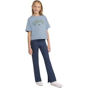 Converse Girls' Boxy Tee and Flared Legging Set (Large)