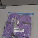 BRKURLEG Purple Dog Coat with Harness, Dog Winter Jacket, Dogs Onesie Body Warm Jackets, Small Dogs Winter Coats Reflective Windproof Warm Cold Weather Coats, Pet Waterproof Jackets, S