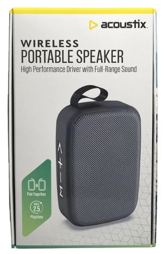ACX-WIRELESS MINI SPEAKER - BLACK