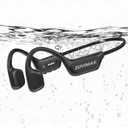 Bone Conduction Headphones, IPX8 Waterproof Swimming Headphones, Open Ear Headphones with MP3 Mode 32GB Memory Up to 12 Hours Playtime, Bluetooth 6.0 Earbuds Secure Fit for Running and Fitness