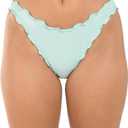 Citrus Women's Merrow Hipster Swimsuit Bottom (Medium, Mint//Iridescent Mermaid)