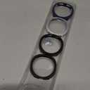 Tensea [5+5Pack for Samsung Galaxy Watch 8 Screen Protector Case 44mm Accessories, Hard PC Bumper/HD Anti-Fog Tempered Glass Protective Film, Face Cover Set, Galaxy Watch 8 Case for Women Men (Clear/Black/Black/Silver/Blue(black screen))