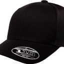 Flexfit Men's one Size Trucker Cap, Black, Alpha