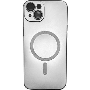 iPhone 15 Plus Case Cover: Apple iPhone 15 Plus Case Cover Shockproof Full Protector with Precise Cutout Wireless Charging Unaffected (Silver)