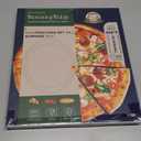 Pizza Pan - 14 Inch Nonstick Pizza Pan for Oven with Widen Handles for Cooking, Baking, and Grilling - Durable, Even Heating, Long-Lasting Kitchen Cookware (1, Black)