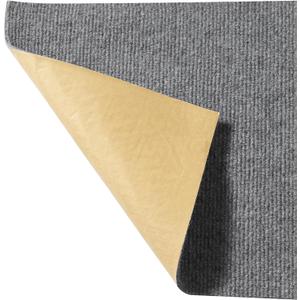 VEVOR Carpet Tiles, Peel and Stick Carpet Square Rug, Self Adhesive Commercial Floor Soft Padded for Seamless, Easy DIY Replacement for Living Room Office (12 x 12 in x 12 pcs, Light Gray)