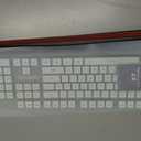 Wireless Keyboard with Warm Backlit, Quiet, Rechargeable, 2.4GHz, Green