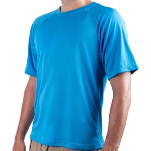 Kanu Surf Men's Short Sleeve UPF 50 Swim Shirt Rash Guard Sun Shirt (Regular & Extended Sizes) (Royal), Small